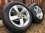 Originele VW Passat, EOS, Sharan velgen + 215 55 16 banden, Ophalen, 16 inch, Banden en Velgen, Personenwagen