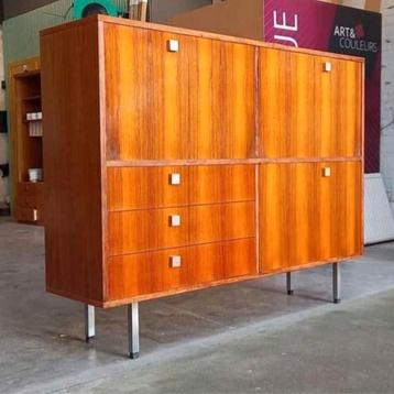 Dressoir Vintage Secretary Office Bar Alfred Hendrickx 60' beschikbaar voor biedingen