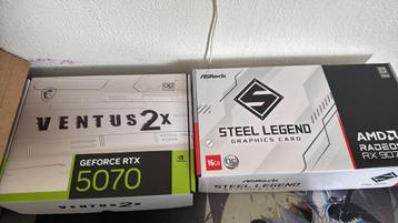 Gloednieuwe AMD RX 9070 grafische kaart!! beschikbaar voor biedingen