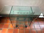 Tv meubel in glas, Ophalen, Gebruikt, Glas, Modern