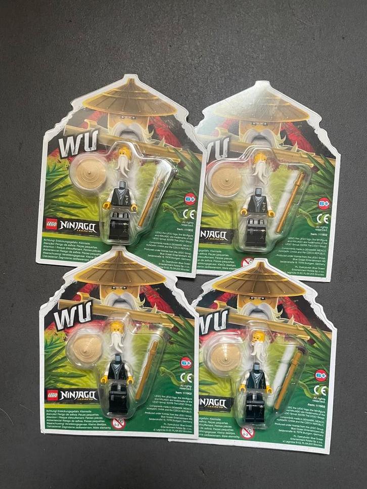 4x Lego Ninjago Sesei Wu Legacy, Kinderen en Baby's, Speelgoed | Duplo en Lego, Nieuw, Lego, Complete set, Ophalen of Verzenden