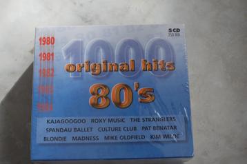 Original hits 80's ( 5 CD) ( nieuw) (sealed)