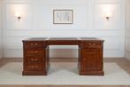 Klassiek Engels bureau 180x90 partnerdesk (NIEUW), Huis en Inrichting, Bureaus, Ophalen of Verzenden, Nieuw, Bureau