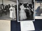 Koning George VI Koningin Elizabeth Engeland President Frank, Verzamelen, Ophalen of Verzenden, 1940 tot 1960, Gebruikt, Foto