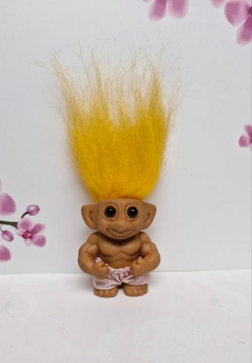 💛 Troll vintage 🏋‍♂️, Collections, Jouets miniatures, Enlèvement ou Envoi