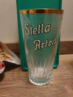 33cl. Glas - Stella Artois Met Emaille Letters -, Verzamelen, Ophalen of Verzenden, Gebruikt, Glas of Glazen, Stella Artois