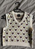 Debardeur beige/bruine hartjes meisjes JBC maat XS of 13 jaa, Overige typen, Meisje, JBC, Ophalen of Verzenden