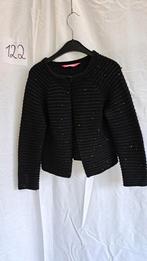 Vest 122 zwart glitter, Ophalen of Verzenden