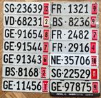 nummerplaat nummerplaten ZWITSERLAND Plaque immatriculation, Ophalen of Verzenden, Gebruikt
