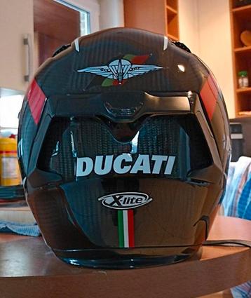 Ducati X-Lite X-803 Ultra Carbon Speed Evo Motorhelm Size M, Motoren, Ophalen of Verzenden