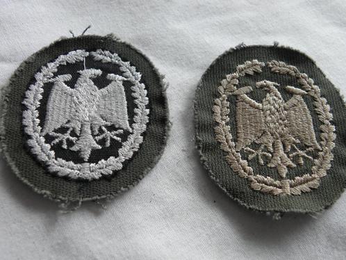 2 insignes allemands d'après-guerre, Collections, Objets militaires | Général, Armée de terre, Enlèvement ou Envoi