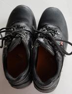 Stevige werkschoenen met versterkte neus, Noir, Porté, Chaussures de travail, Enlèvement ou Envoi