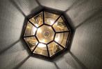 Plafond verlichting, Huis en Inrichting, Ophalen, Gebruikt, Glas