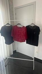 Blouses zwart en rood, Kleding | Dames, Blouses en Tunieken, Ophalen of Verzenden, Zo goed als nieuw, Maat 36 (S), Rood