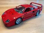 Ferrari F40 1:18 Burago, Hobby en Vrije tijd, Burago, Ophalen of Verzenden