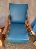 2 fauteuils en cuir, Maison & Meubles, 75 à 100 cm, Enlèvement ou Envoi, Vintage, Comme neuf