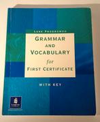 Grammar and vocabulary for first certificate Engels, Boeken, Studieboeken en Cursussen, Ophalen of Verzenden
