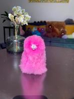 Handgemaakte felroze alpaca sleutelhanger- 100% alpacawol, Ophalen of Verzenden, Nieuw