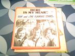 Guy and the Flaming Stars — single vinyle Here Is My Heart, Enlèvement ou Envoi, Comme neuf, Autres formats, Rock and Roll