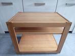 Table ou desserte à roulettes en pin massif, Ophalen, Minder dan 50 cm, Gebruikt, 50 tot 100 cm