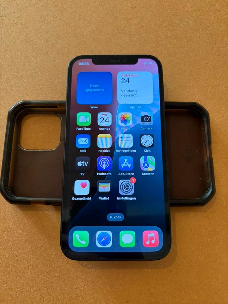 iPhone 12 128gb, Télécoms, Téléphonie mobile | Apple iPhone, Utilisé, 128 GB, Sans abonnement, Sans simlock, iPhone 12, Noir, Enlèvement ou Envoi