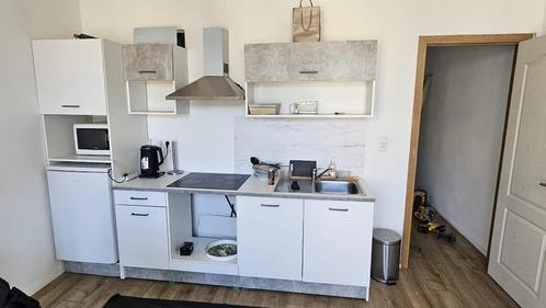 keuken te koop, Huis en Inrichting, Keuken | Complete keukens, Gebruikt, Enkelwandige keuken, Wit, Hout, Ophalen of Verzenden