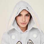 Grijze hoodie stampertje/bambi van undiz - Maat small, Kleding | Dames, Grijs, Ophalen of Verzenden