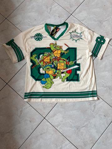 T-shirt Jersey Tortues Ninja TMNT 1984 rétro vintage rare beschikbaar voor biedingen