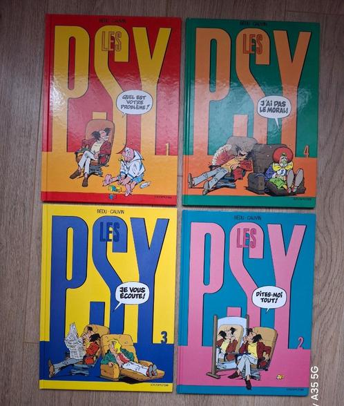 Stripcollectie Les Psy van Bedu en Cauvin Edition Dupuis, Boeken, Stripverhalen, Zo goed als nieuw, Meerdere stripboeken, Ophalen of Verzenden