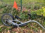 Trailfiets met snelheden, Fietsen en Brommers, Fietsaccessoires | Aanhangwagens en Karren, Ophalen, Gebruikt, Opvouwbaar, 20 tot 40 kg