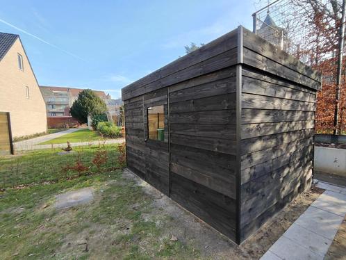 Douglas zweeds rabat planken zwart gedompeld, Tuin en Terras, Palen, Balken en Planken, Nieuw, Planken, Ophalen