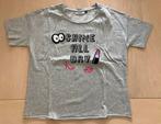 Grijs t-shirt ‘Shine all day’ - Only - Medium, Comme neuf, Manches courtes, Taille 38/40 (M), Enlèvement ou Envoi