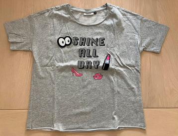 Grijs t-shirt ‘Shine all day’ - Only - Medium