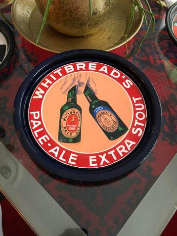 Emaille plateau Whitbread’s Pale-Ale Extra Stout beschikbaar voor biedingen