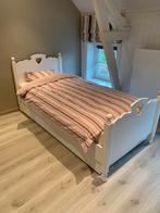 Prachtige set van bed + nachtkastje + onderbed, Huis en Inrichting, Slaapkamer | Bedden, Eenpersoons, Wit, Hout