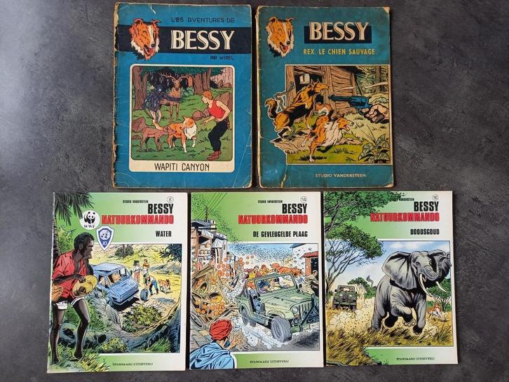 Strips Bessy (1ste druk), Boeken, Stripverhalen, Gelezen, Ophalen of Verzenden