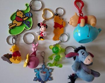 9 sleutelhangers DISNEY beschikbaar voor biedingen