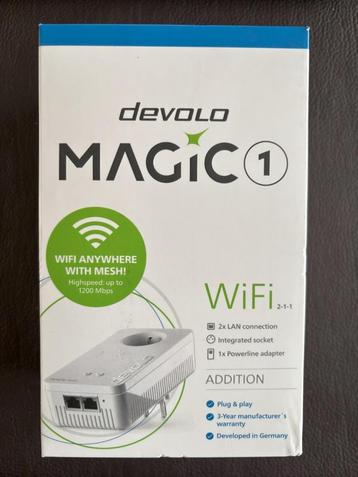 Devolo Magic 1 - powerline WIFI 2-1-1 adapter, Informatique & Logiciels, Enlèvement, Neuf, Devolo