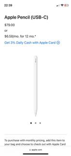 Apple pencil 1ère génération, Computers en Software, Apple iPads, Ophalen, Gebruikt