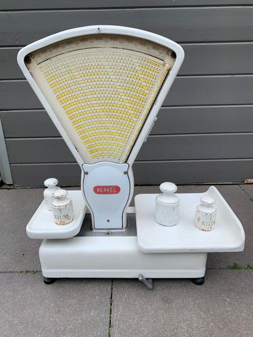 Mooie weegschaal van Berkel met 4 gewichten, Elektronische apparatuur, Weegschalen, Gebruikt, Ophalen