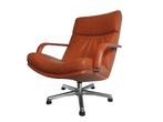 Geweldige leren Artifort Geoffrey Harcourt design fauteuil, Ophalen of Verzenden, Gebruikt