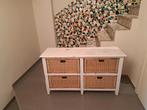 Armoire blanche avec 4 tiroirs, Ophalen, Gebruikt, Hedendaags