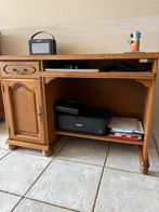 Mooie eiken bureau afmetingen zie foto’s, Huis en Inrichting, Ophalen, Zo goed als nieuw, Rustiek