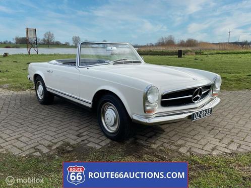 Mercedes-Benz 230SL 1964 | Route 66 auctions, Auto's, Oldtimers, Bedrijf, Te koop, Open dak, Mercedes-Benz, Benzine, Cabriolet