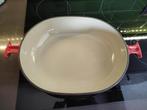 Plat à gratin Le Creuset, Huis en Inrichting, Keuken | Potten en Pannen, Ophalen of Verzenden, Zo goed als nieuw, Gietijzer, Overige typen