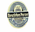 Oud bieretiket Brauerei Unseburg., Verzenden, Gebruikt