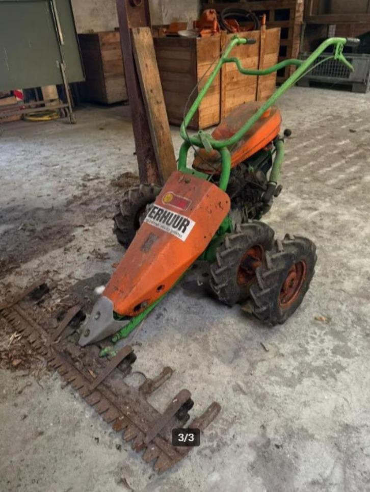 Agria 1900 balkmaaier – tweewielige maaier met motor, Tuin en Terras, Grasmaaiers, Gebruikt, 50 cm of meer, Balkmaaier, Versnellingen