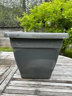 Pot de fleurs/plantes carré gris anthracite, Kunststof, Gebruikt, Vierkant, Ophalen