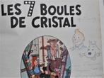 Tintin - Les 7 Boules de Cristal 1951 - B5 - dédicace Hergé, Livres, Une BD, Utilisé, Enlèvement ou Envoi, Hergé