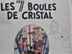 Tintin - Les 7 Boules de Cristal 1951 - B5 - dédicace Hergé, Enlèvement ou Envoi, Une BD, Utilisé, Hergé